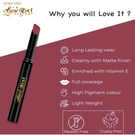 Key Soul Slim Matte Lipstick So6 Barbie Pink 