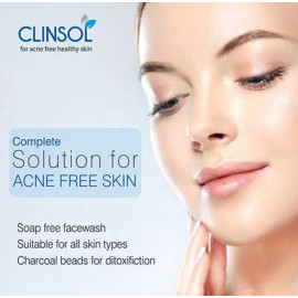 Clinsol Anti Acne Charcoal Face Wash 70gm