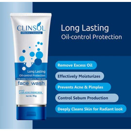 Clinsol Oil Control Face Wash 70gm