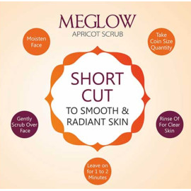 Meglow Apricot Scrub 70gm