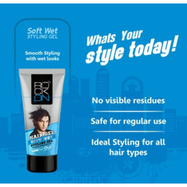 RockOn Soft Wet Hair Styling Gel 60gm