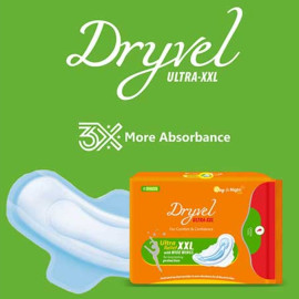 Leeford Dryvel  Ultra-XXL Sanitary Napkins/Pads 8pcs