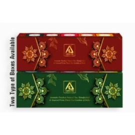 Aplomb Five Flavours Detox Kashmiri Kahwa, Apple Cinnamon, Rose, Tulsi Ginger, Lemon Tulsi Green Tea (50's Tea Bags) pack of 3