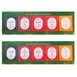 Aplomb Five Flavours Detox Kashmiri Kahwa, Apple Cinnamon, Rose, Tulsi Ginger, Lemon Tulsi Green Tea (50's Tea Bags) pack of 2 