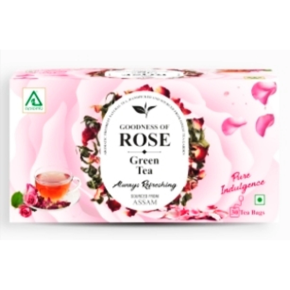 Aplomb Rose Petals Green Tea (30's Tea Bags)