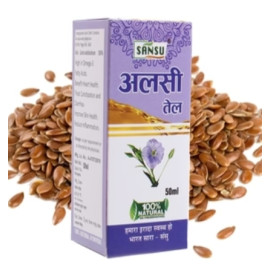 Sansu Alsi/Flax Seed Oil 50ml ( pack of 2)