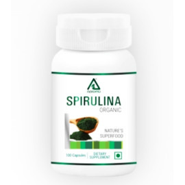 Aplomb Organic Spirulina Capsules  (100cap- Jar)