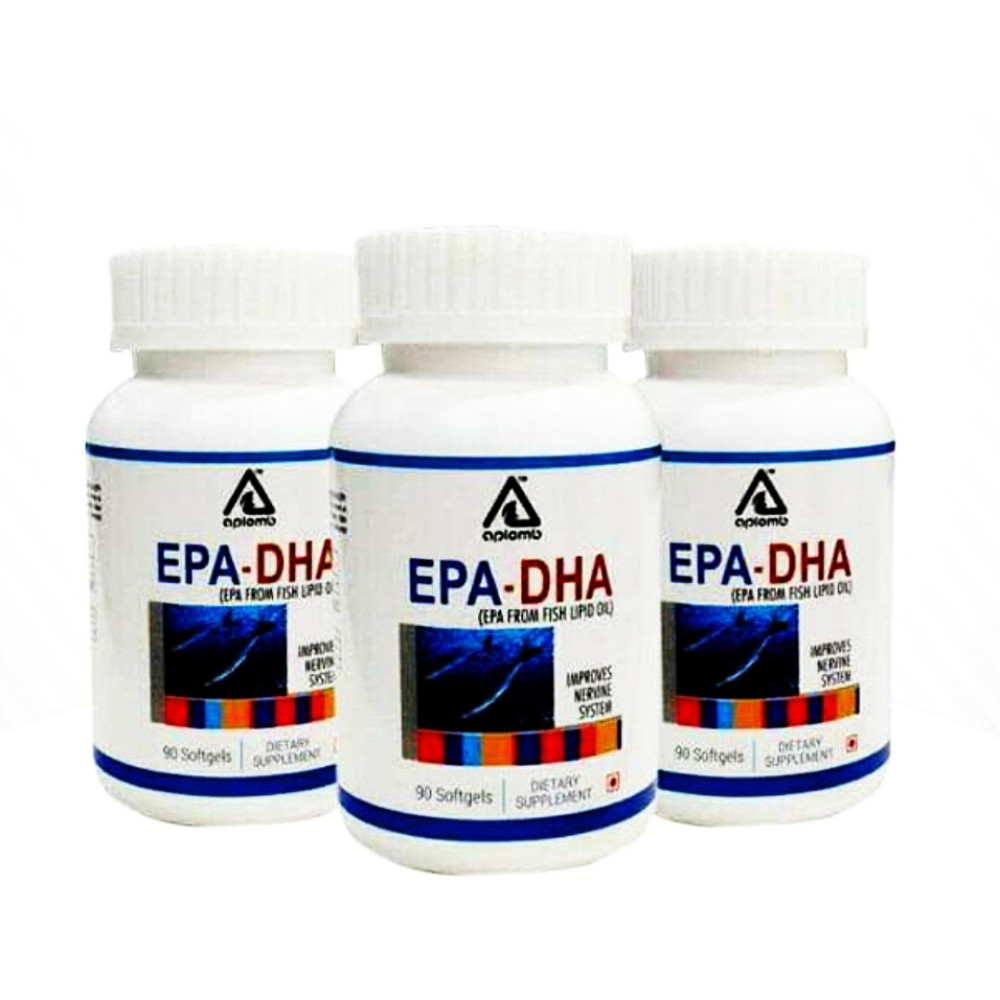 Aplomb EPA - DHA ( Jar - 60) Capsules (pack of 3)