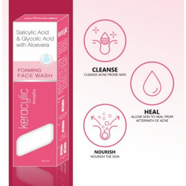 Leeford Keracylic Foaming Face for Acne Free Skin 60ml