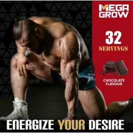 Megagrow Isolate Whey Protein Powder 1kg ( Chocolate Flavour) 