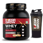 Megagrow Isolate Whey Protein Powder 1kg ( Cookies & Cream Flavour)