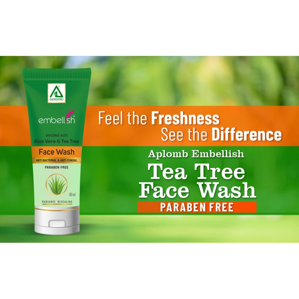 Embellish Tea Tree Face Wash 60ml