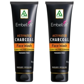 Embellish Charcoal Face Wash 60gm pack of 2 
