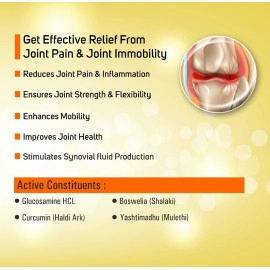 APLOMB Glucosamine with Boswellia Capsules: 500 mg, Supplement for Bone, Joint & Cartilage Health, Helps in Mobility & Flexibility of Joint - 60 Capsules