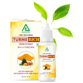 Aplomb Tulsi Ark | Natural Immunity Booster | Whole leaf equal extracts of Rama Shyama and Karpoori Tulsi species | Immunity Booster | Rich in Antioxidants | Relief from cough & cold (60 ml) and APLOMB Turmeric liquid 20ml ( pack of 2)