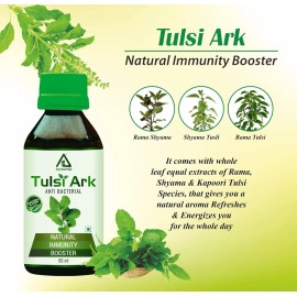 Aplomb Tulsi Ark | Natural Immunity Booster | Whole leaf equal extracts of Rama Shyama and Karpoori Tulsi species | Immunity Booster | Rich in Antioxidants | Relief from cough & cold (60 ml) and APLOMB Turmeric liquid 20ml ( pack of 2)