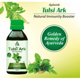 Aplomb Tulsi Ark | Natural Immunity Booster | Whole leaf equal extracts of Rama Shyama and Karpoori Tulsi species | Immunity Booster | Rich in Antioxidants | Relief from cough & cold (60 ml)